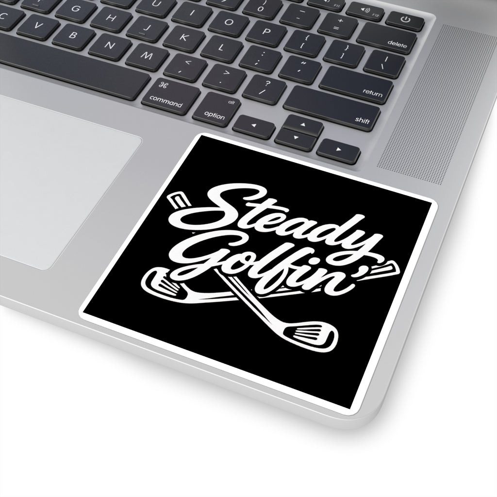 Steady Golfin' Stickers