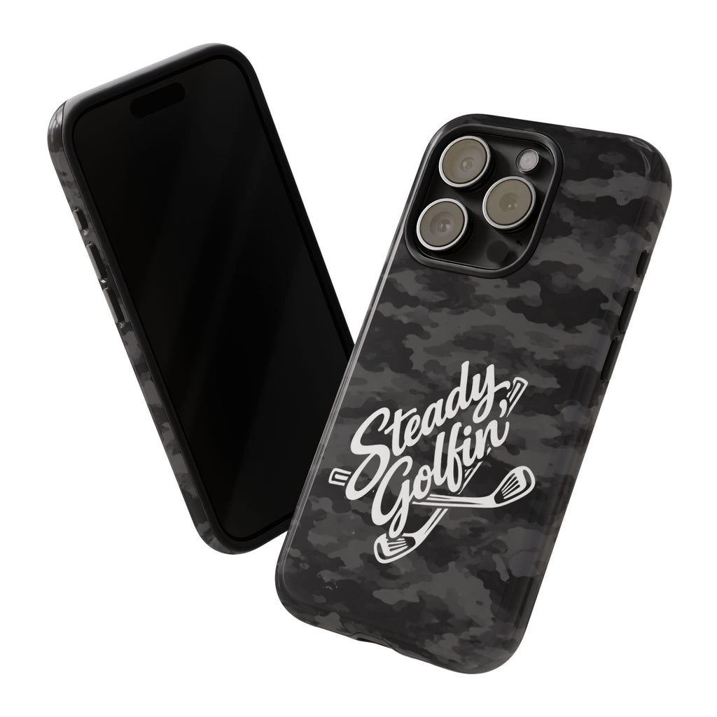 Steady Golfin' Camo Phone Case