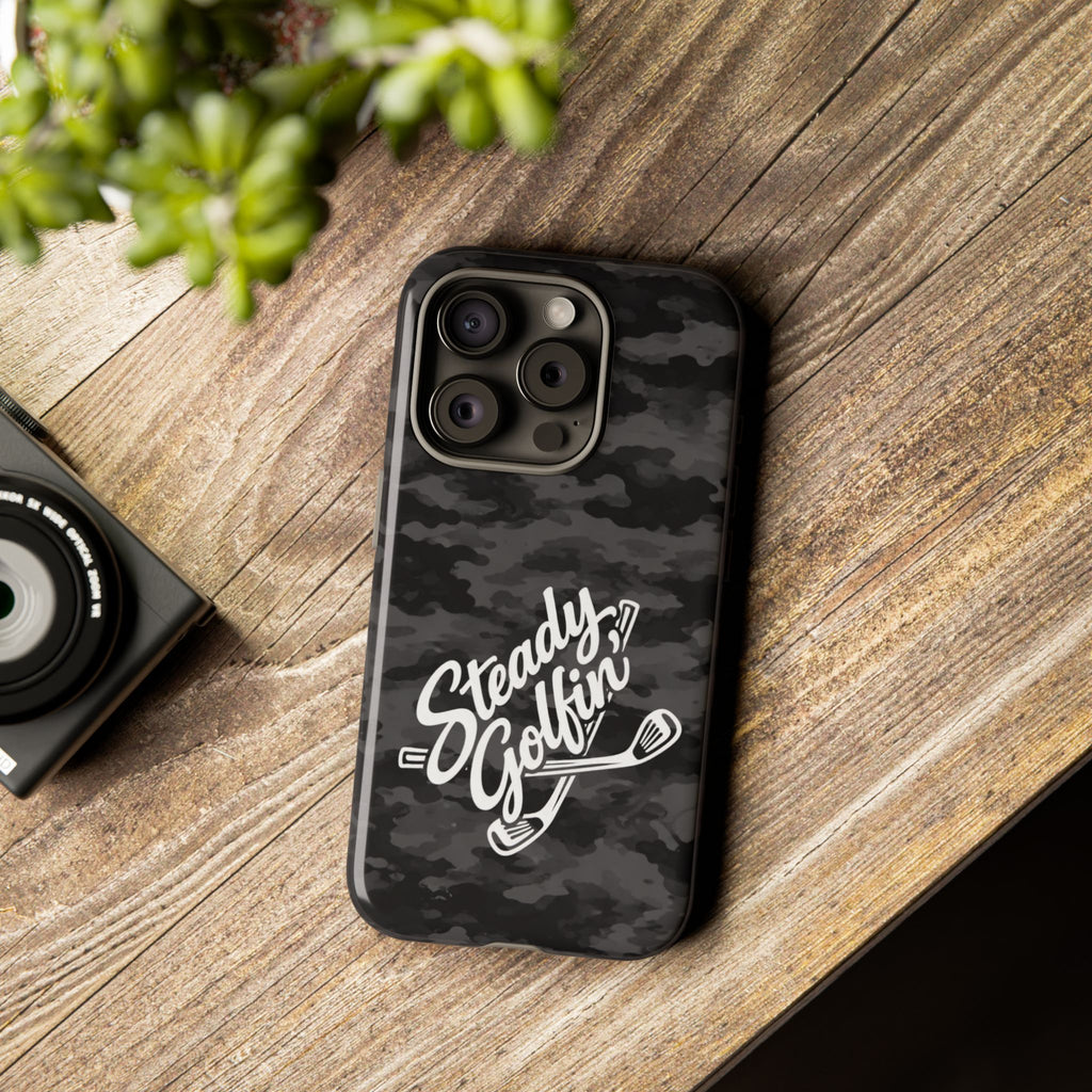Steady Golfin' Camo Phone Case