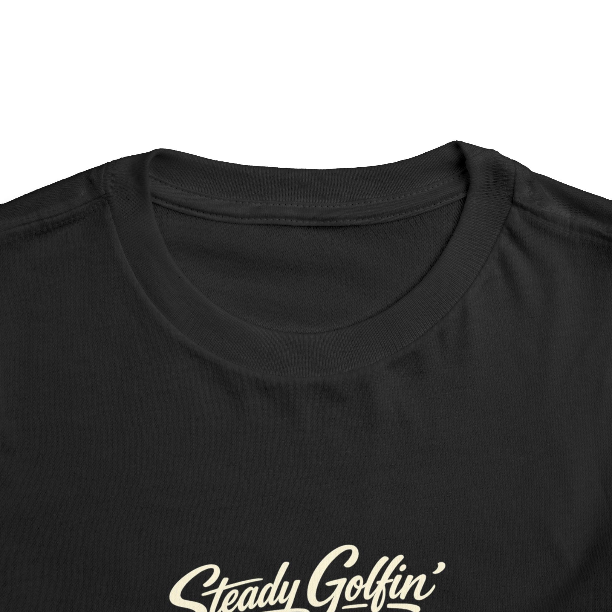 Toddler Mountain Golf Scene