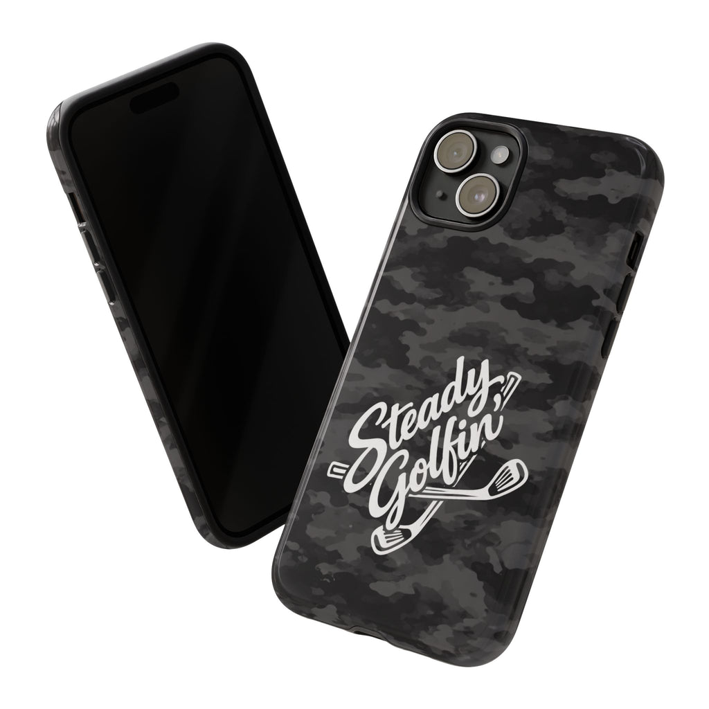 Steady Golfin' Camo Phone Case