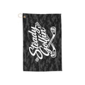 Black Camo Golf Towel