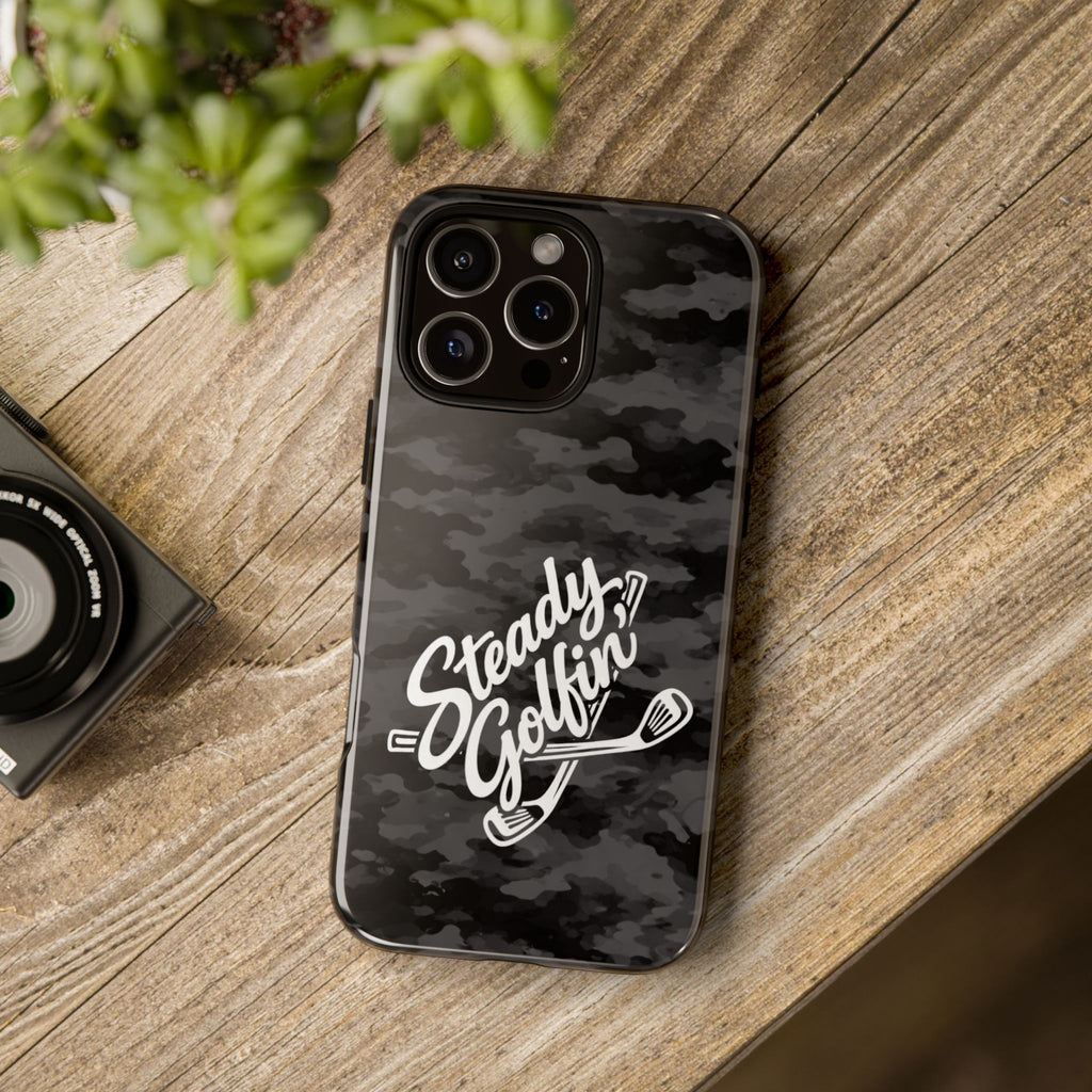 Steady Golfin' Camo Phone Case