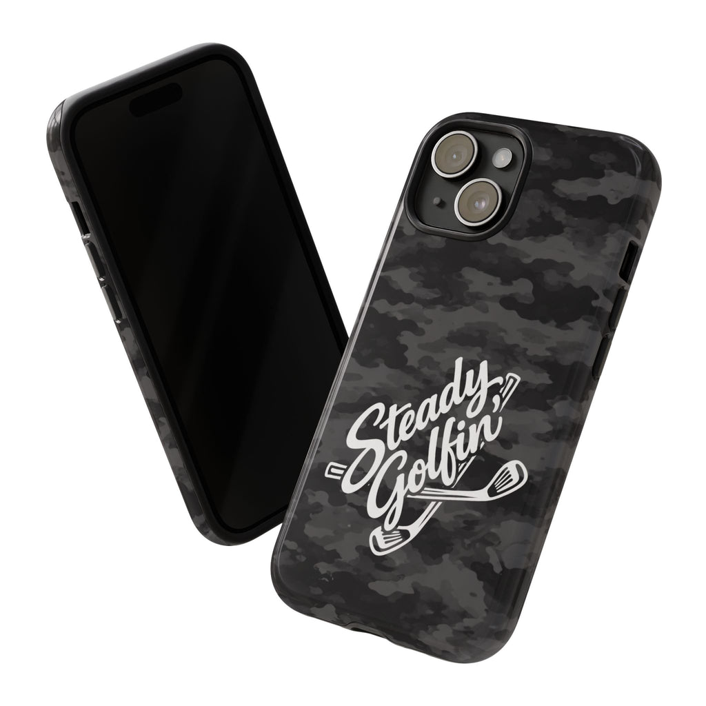 Steady Golfin' Camo Phone Case