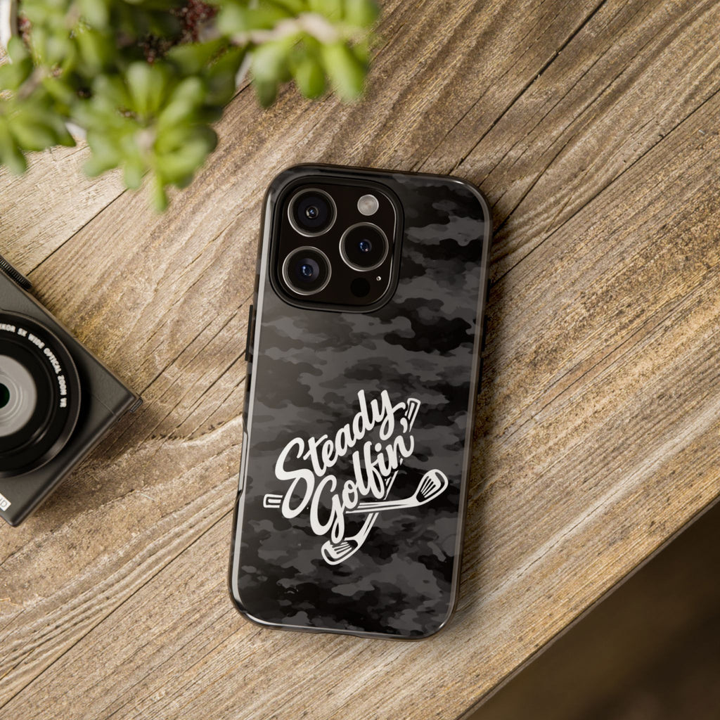 Steady Golfin' Camo Phone Case